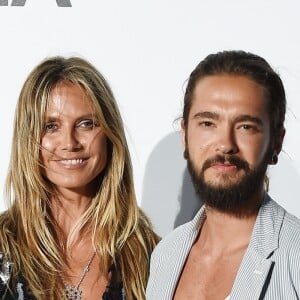 Heidi Klum et son compagnon Tom Kaulitz - Photocall de la soirée de gala Unicef à Porto Cervo. Le 10 août 2018