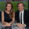 Exclusif - Anne-Claire Coudray et guest - Dîner de gala au profit de la Fondation PSG au Parc des Princes à Paris le 16 mai 2017. © Rachid Bellak/Bestimage