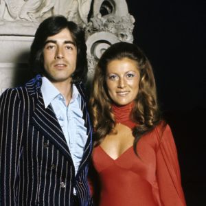Ringo et Sheila lors des Trophées de la Télévision le 19 juin 1973 au château de Versailles.