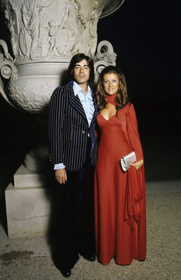 Ringo et Sheila lors des Trophées de la Télévision le 19 juin 1973 au château de Versailles.