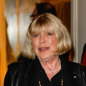 Marianne Faithfull - Cérémonie de remise des insignes de Chevalier de l'Ordre national de la Légion d'honneur à Marie-Agnès Gillot au ministère de la Culture et la Communication à Paris, le 15 mars 2017. © Coadic Guirec/Bestimage