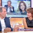 Jean-Jacques Bourdin et Anne Nivat dans "C à vous" sur France 5. Le 26 décembre 2018.