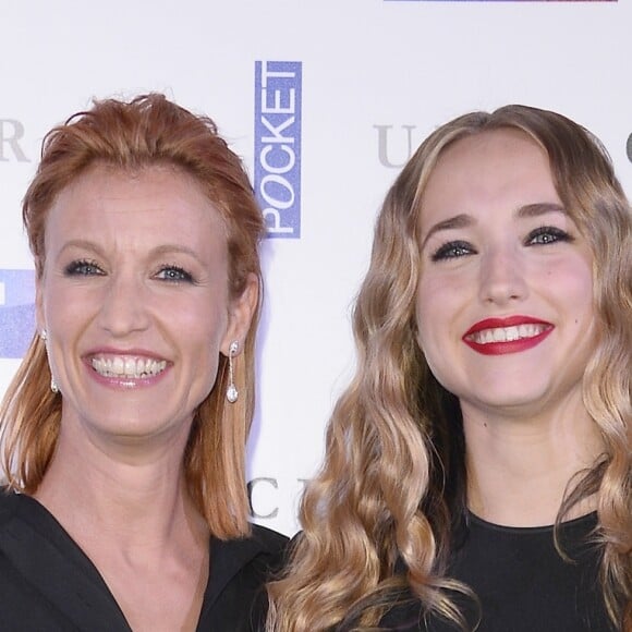 Alexandra Lamy et sa fille Chloé Jouannet - Avant-première du film "Une chance de trop" au cinéma Gaumont Marignan à Paris, le 24 juin 2015.