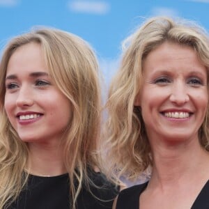 Alexandra Lamy et sa fille Chloé Jouannet - Cérémonie d'ouverture du 40e Festival du cinema americain de Deauville le 5 septembre 2014.