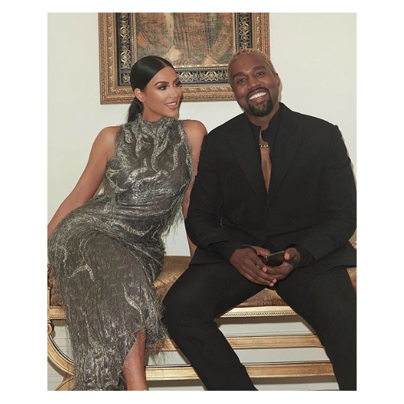 Kim Kardashian et Kanye West. Décembre 2018.