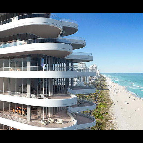 Images de la Faena House, complexe immobilier de quatorze étages situé à Miami.