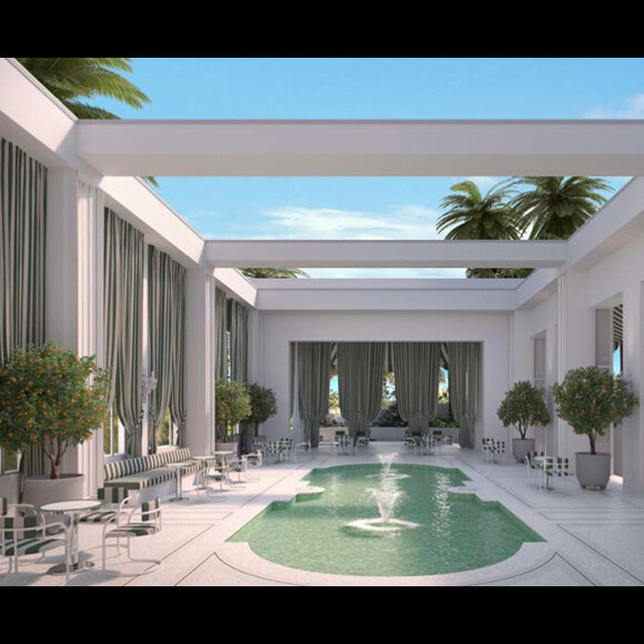 Images de la Faena House, complexe immobilier de quatorze étages situé à Miami.