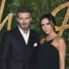 David Beckham et Victoria Beckham à la soirée Fashion Awards 2018 au Royal Albert Hall à Londres, le 10 décembre 2018.