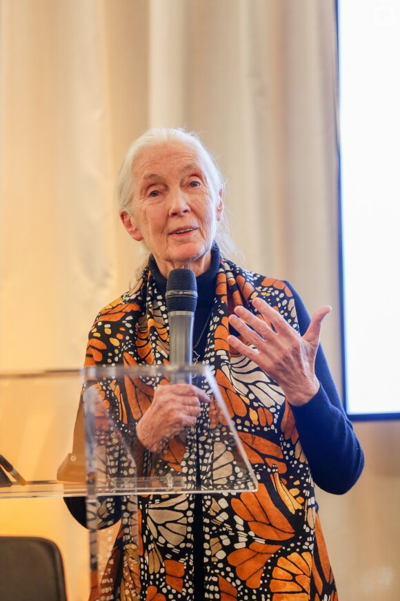 Exclusif - Jane Goodall - Soirée "The Nature Gala - Fondation GoodPlanet" au Pavillon Ledoyen à Paris le 18 décembre 2018. © Philippe Doignon/Bestimage