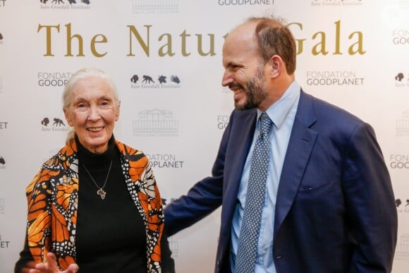 Exclusif - Jane Goodall, le prince Hussain Aga Khan - Soirée "The Nature Gala - Fondation GoodPlanet" au Pavillon Ledoyen à Paris le 18 décembre 2018. © Philippe Doignon/Bestimage