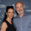 Exclusif - Frank Leboeuf et sa femme Chrislaure Nollet - Photocall du Longines Paris Eiffel Jumping au Champ de Mars à Paris, le 6 juillet 2018. © Veeren/Borde/Bestimage