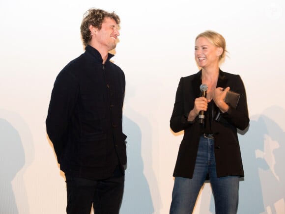 Exclusif - Virginie Efira et son compagnon Niels Schneider lors de la présentation du film "Un amour impossible" lors de la 33ème edition du festival du film francophone à Namur en Belgique le 29 septembre 2018.2