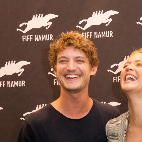 Niels Schneider et Virginie Efira - Photocall de la 33ème édition du festival du film francophone à Namur en Belgique le 29 septembre 2018.