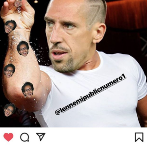 Wahiba Ribéry, la femme de Franck Ribéry, règle ses comptes sur Instagram, le 4 janvier 2019.