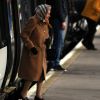 La reine Elisabeth II d'Angleterre arrive par le train à la station ferroviaire King's Lynn Station à Sandringham, pour passer les fêtes de Noël. Le 20 décembre 2018