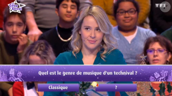 Anne-Charlotte dans "Les 12 Coups de midi", 5 janvier 2019, TF1