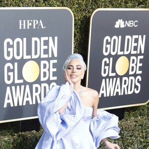 Lady Gaga au photocall de la 76ème cérémonie annuelle des Golden Globe Awards au Beverly Hilton Hotel à Los Angeles, Californie, Etats-Unis, le 6 janver 2019. C