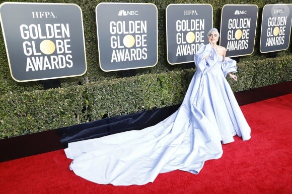 Lady Gaga au photocall de la 76ème cérémonie annuelle des Golden Globe Awards au Beverly Hilton Hotel à Los Angeles, Californie, Etats-Unis, le 6 janver 2019. C