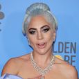 Lady Gaga lors de la press room de la 76ème cérémonie annuelle des Golden Globe Awards au Beverly Hilton Hotel à Los Angeles, Calfornie, Etats-Unis, le 6 janver 2019.