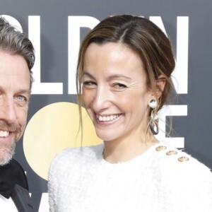 Hugh Grant et sa femme Anna Elisabet Eberstein - 76e cérémonie annuelle des Golden Globe Awards au Beverly Hilton Hotel à Los Angeles, le 6 janvier 2019.