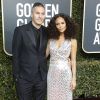 Thandie Newton et son mari Ol Parker - 76e cérémonie annuelle des Golden Globe Awards au Beverly Hilton Hotel à Los Angeles, le 6 janvier 2019.