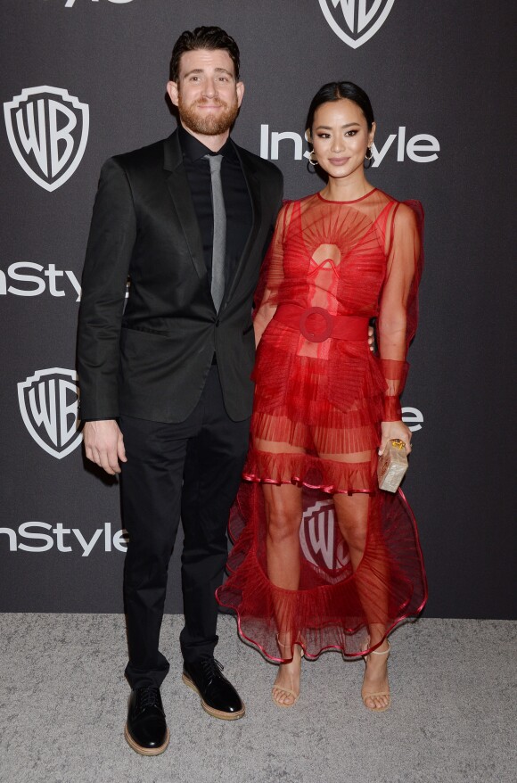 Jamie Chung et son mari Bryan Greenberg à l'after party InStyle and Warner Bros pour la 76e cérémonie annuelle des Golden Globe Awards à Los Angeles, le 6 janvier 2019.