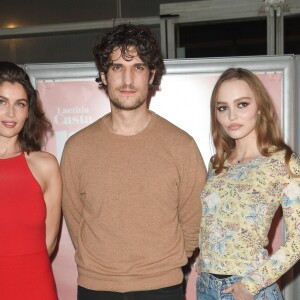 Laetitia Casta, Louis Garrel et Lily-Rose Depp - Avant-première du film "L'Homme fidèle" au cinéma MK2 Bibliothèque à Paris, le 17 décembre 2018. © Coadic Guirec/Bestimage