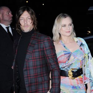 Norman Reedus et Diane Kruger au défilé Versace à New York le 2 décembre 2018