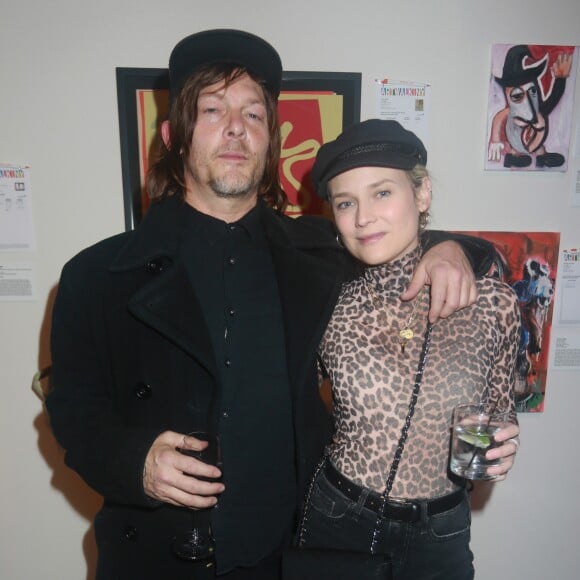 Norman Reedus et Diane Kruger lors d'un événement caritatif à New York le 29 novembre 2018