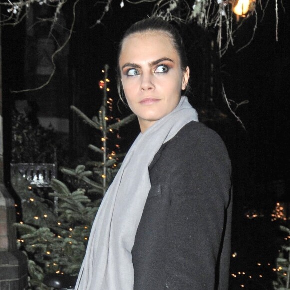 Cara Delevingne à Londres. Le 19 décembre 2018