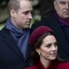 Le prince William, duc de Cambridge, Kate Middleton, la duchesse de Cambridge - La famille royale britannique se rend à la messe de Noël à l'église Sainte-Marie-Madeleine à Sandringham, le 25 décembre 2018. 25 December 2018.