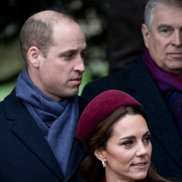 Le prince William, duc de Cambridge, Kate Middleton, la duchesse de Cambridge - La famille royale britannique se rend à la messe de Noël à l'église Sainte-Marie-Madeleine à Sandringham, le 25 décembre 2018. 25 December 2018.