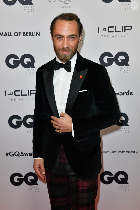 James Middleton au photocall de la soirée des "GQ Men Awards 2018" à Berlin, le 8 novembre 2018.