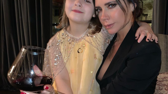 Victoria Beckham : Son instant beauté avec sa fille de 7 ans, Harper