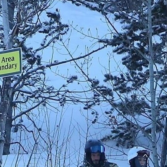 Exclusif - Katy Perry et son compagnon Orlando Bloom à la sortie du Cloud Nine Alpine Bistro à Aspen, Colorado, le 30 décembre 2018.