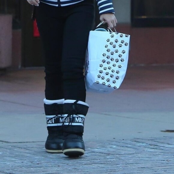 Exclusif - Katy Perry et son compagnon Orlando Bloom à la sortie du Cloud Nine Alpine Bistro à Aspen, Colorado, le 30 décembre 2018.