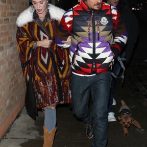 Exclusif - Katy Perry et Orlando Bloom sortent d'un dîner romantique à la station de Aspen le 1er janvier 2019