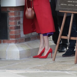 Le prince Harry, duc de Sussex, et Meghan Markle, duchesse de Sussex, sont en visite à Birkenhead le 14 janvier 2019.