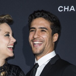 Shaïn Boumedine (Révélations César 2019 – Comédien dans Mektoub My Love: Canto Uno) et Marion Cotillard - Soirée des révélations des César 2019 au Petit Palais à Paris, France, le 14 janvier 2019. © Olivier Borde/Bestimage