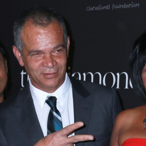 Les parents de Rihanna Monica Braithwaite et Ronald Fenty - Soirée du premier "Bal de Diamant" à Beverly Hills le 11 décembre 2014.