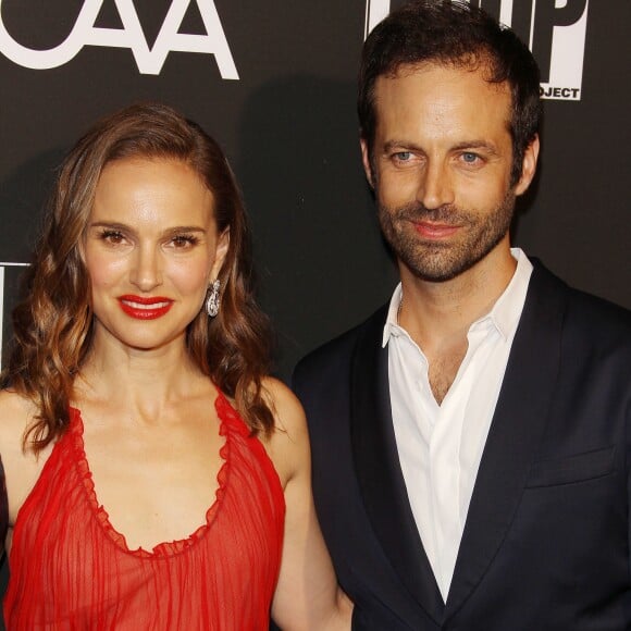 Natalie Portman et son mari Benjamin Millepied - Les célébrités posent lors du photocall de la soirée "L.A. Dance Project" à Los Angeles le 20 octobre 2018.