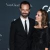 Benjamin Millepied et sa femme Natalie Portman (robe Dior) - Les célébrités arrivent à la soirée "Dance Project Gala" à Los Angeles le 7 octobre 2017.