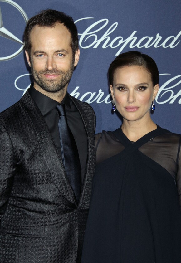 Benjamin Millepied et sa femme Natalie Portman (enceinte) - Soirée de gala du Festival International du Film de Palm Springs. Le 2 janvier 2017