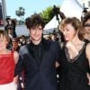 Marisa Bruni Tedeschi (Borini), Louis Garrel et Valeria Bruni Tedeschi - Montée des marches du film "Un chateau en Italie" lors du 66e Festival du film de Cannes , le 20 mai 2013.