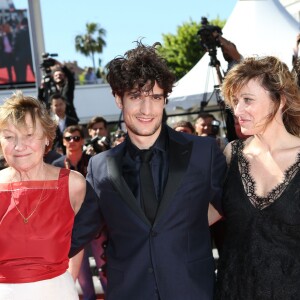 Marisa Bruni Tedeschi (Borini), Louis Garrel et Valeria Bruni Tedeschi - Montée des marches du film "Un chateau en Italie" lors du 66e Festival du film de Cannes , le 20 mai 2013.