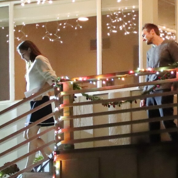 Exclusif - Jennifer Garner et son compagnon John Miller se retrouvent en amoureux à Los Angeles le 7 janvier 2019.