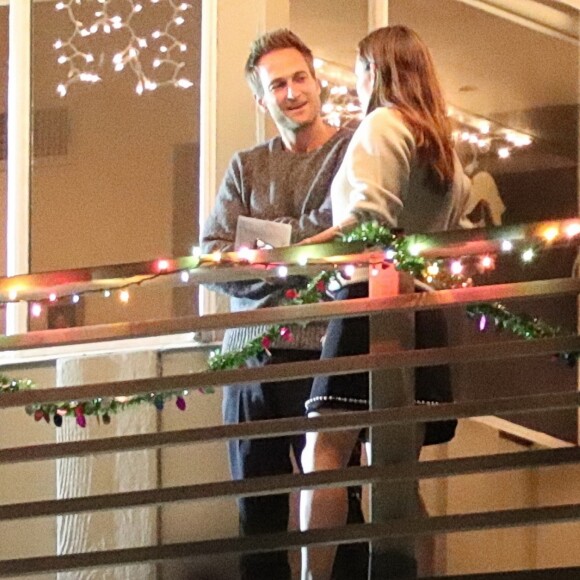 Exclusif - Jennifer Garner et son compagnon John Miller se retrouvent en amoureux à Los Angeles le 7 janvier 2019.