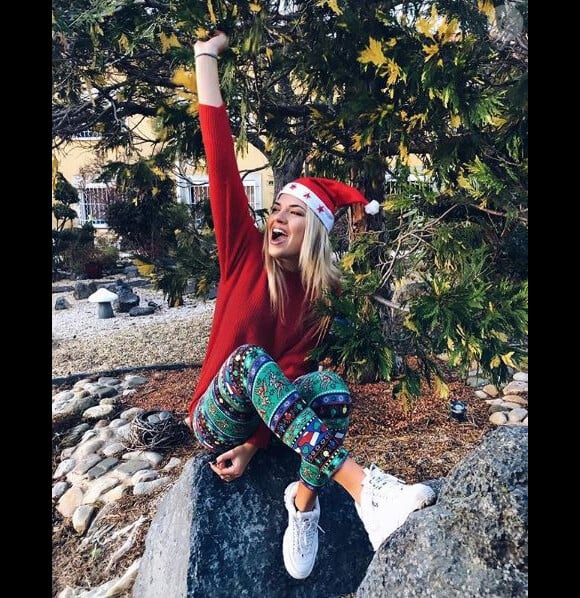 Tiffany pendant les fêtes de Noël, Instagram, décembre 2018