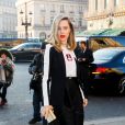 Melissa George arrive au défilé Schiaparelli lors de la Fashion Week Haute Couture collection printemps/été 2019 de Paris, France, le 21 janvier 2019. © CVS/Bestimage