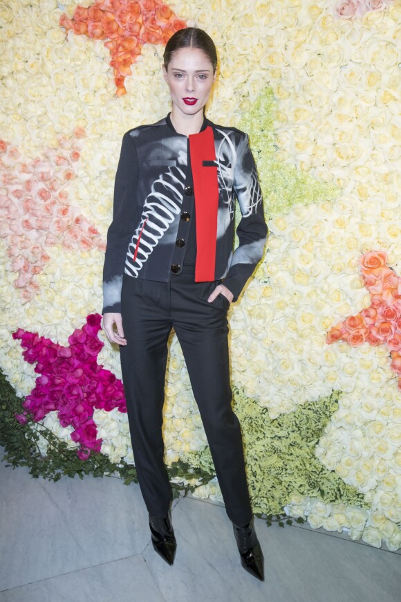 Coco Rocha au photocall du défilé Schiaparelli lors de la Fashion Week Haute Couture collection printemps/été 2019 de Paris, France, le 21 janvier 2019. © Olivier Borde/Bestimage